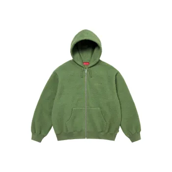 Supreme Pilled Zip Up Hooded Sweatshirt