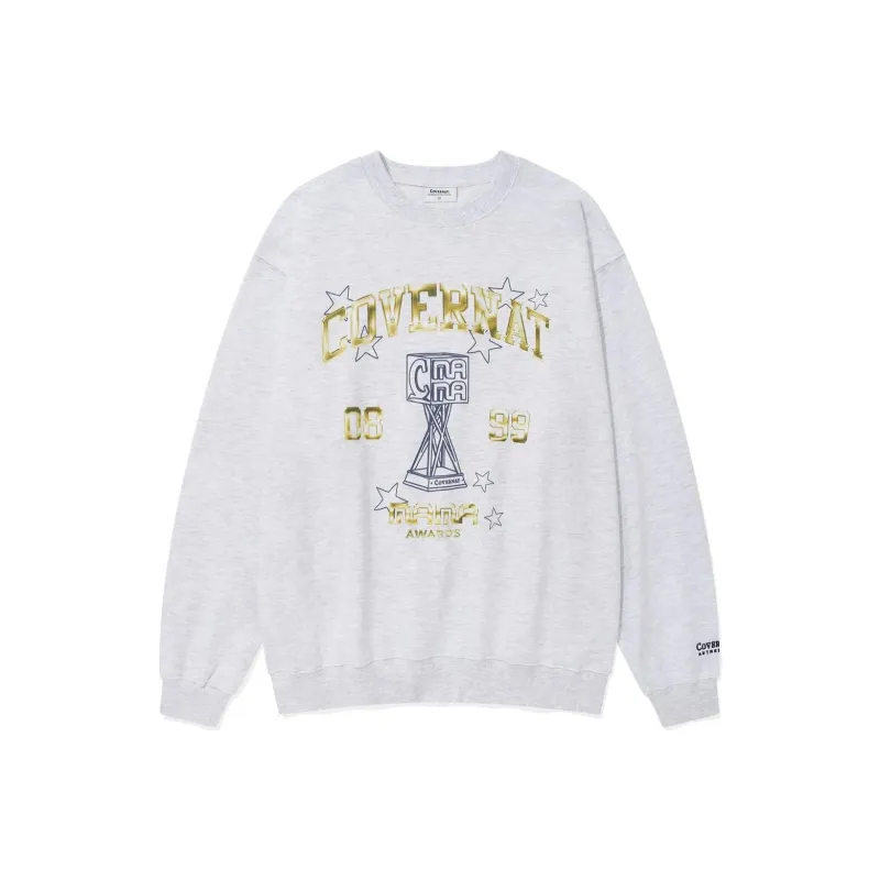 COVERNAT x MAMA FW24 Sweatshirt Unisex Gray-0