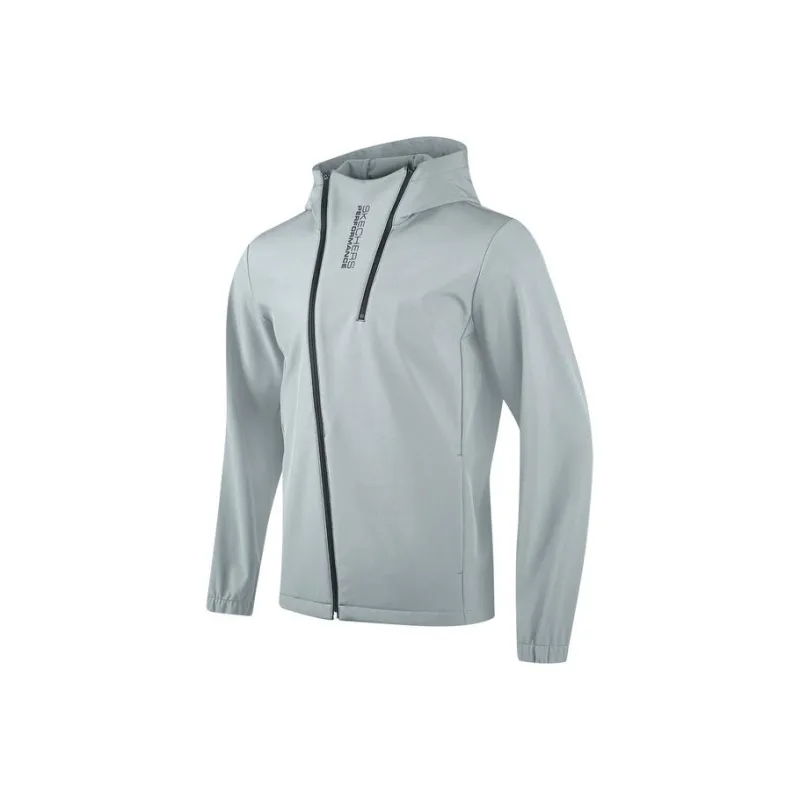 Skechers Waterproof, Thermal, Water Repellent Windbreaker Jacket Men's Cold Gray-0