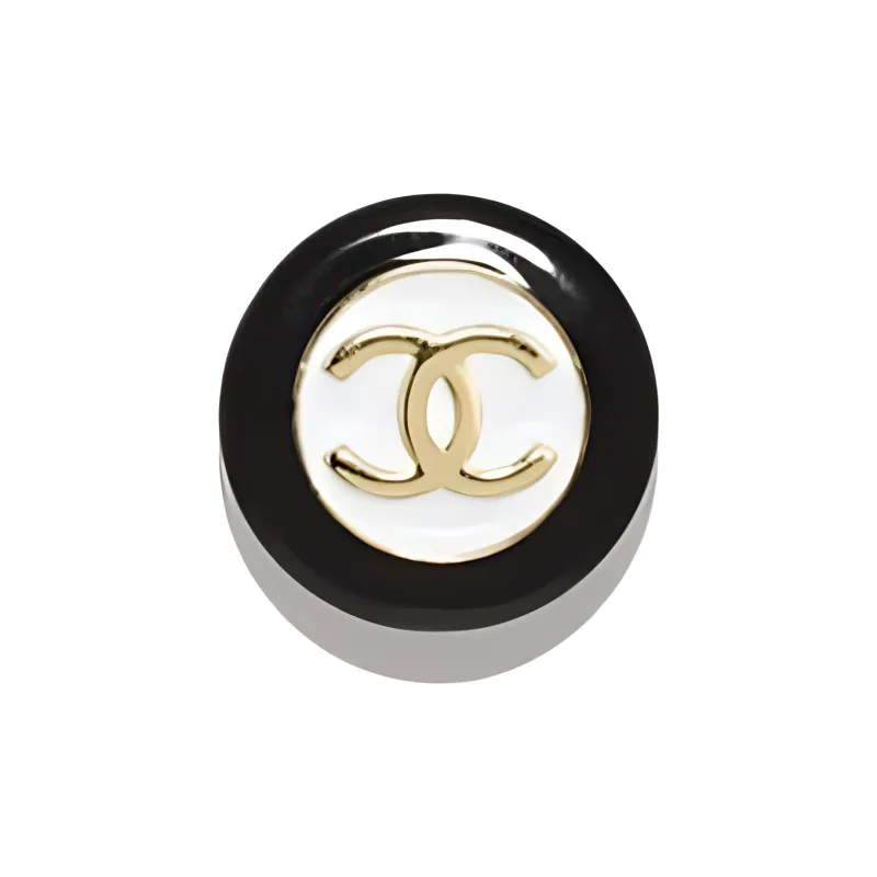 CHANEL Clip On Earrings Women's Black-1