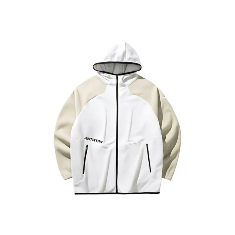Anta Variety Training Collection Jackets & Coats Men's Wheat Grain Gray/Plain Khaki-0