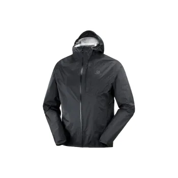 SALOMON Windbreaker Jackets Men Black