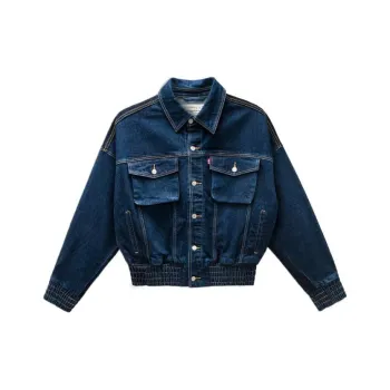 Levis Fengchenwang Loose Fit Denim Jacket Men's Blue
