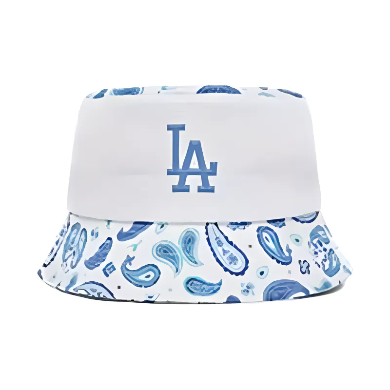 MLB Polyester Bucket Hats Kids' White/Blue-1