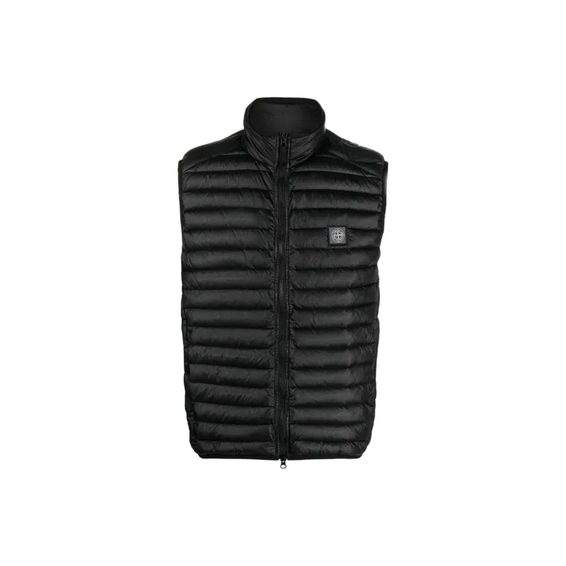 STONE ISLAND Padded Logo Patch Quilted Gilet-0