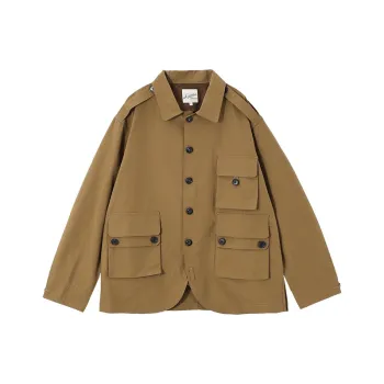 KORAKUBLUE Jackets Coats Unisex British Khaki