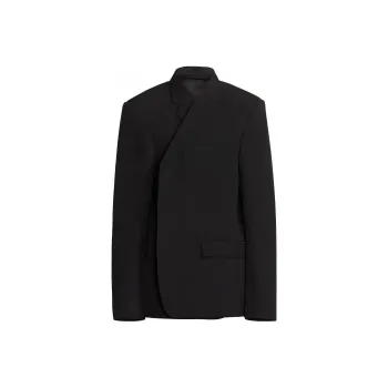 Balenciaga Business Suits Coats Men's Black