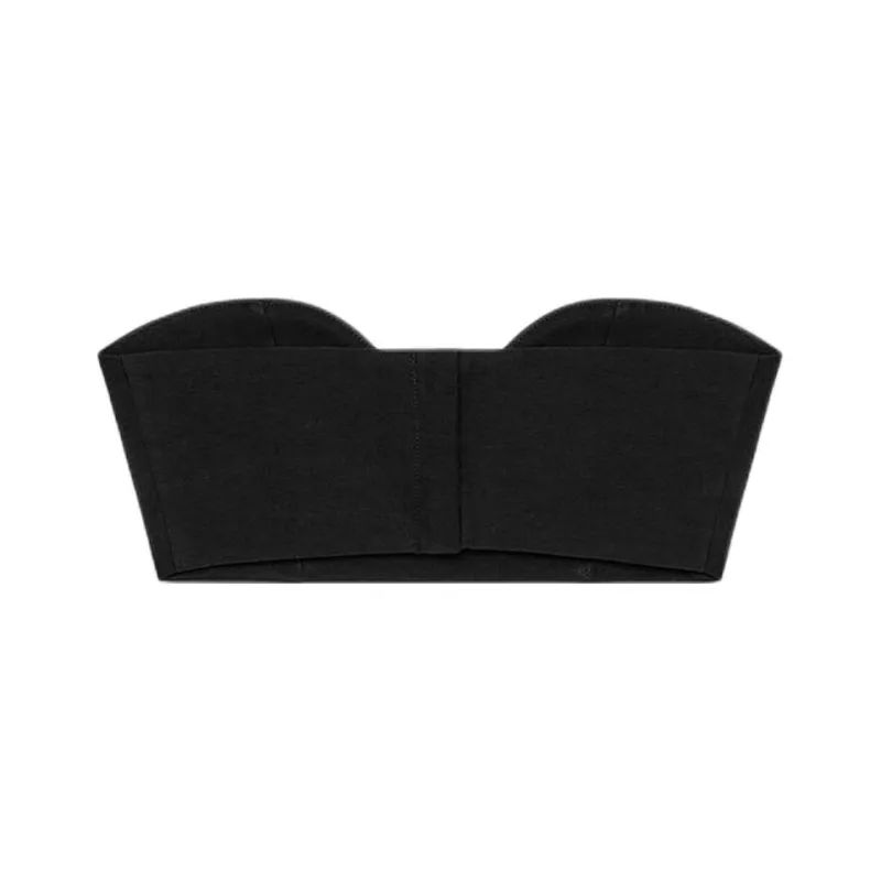ZARA Strapless Top Women's Black-1