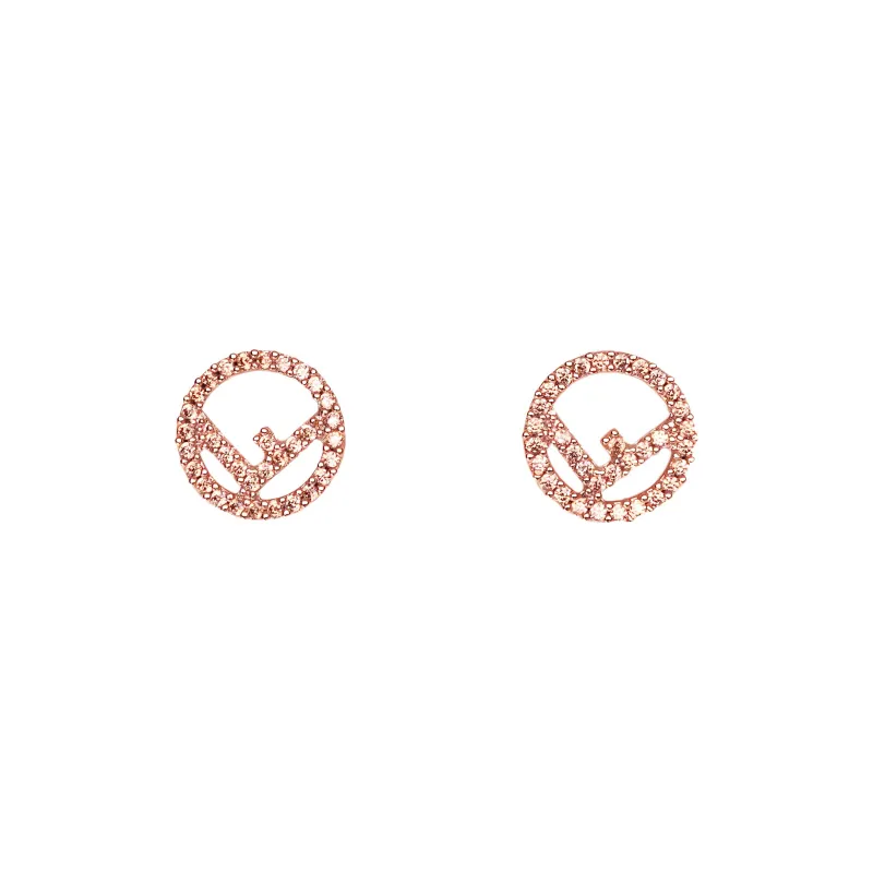 FENDI Earrings Women's Rose Gold-0