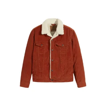 Levis Denim Jackets Men Red