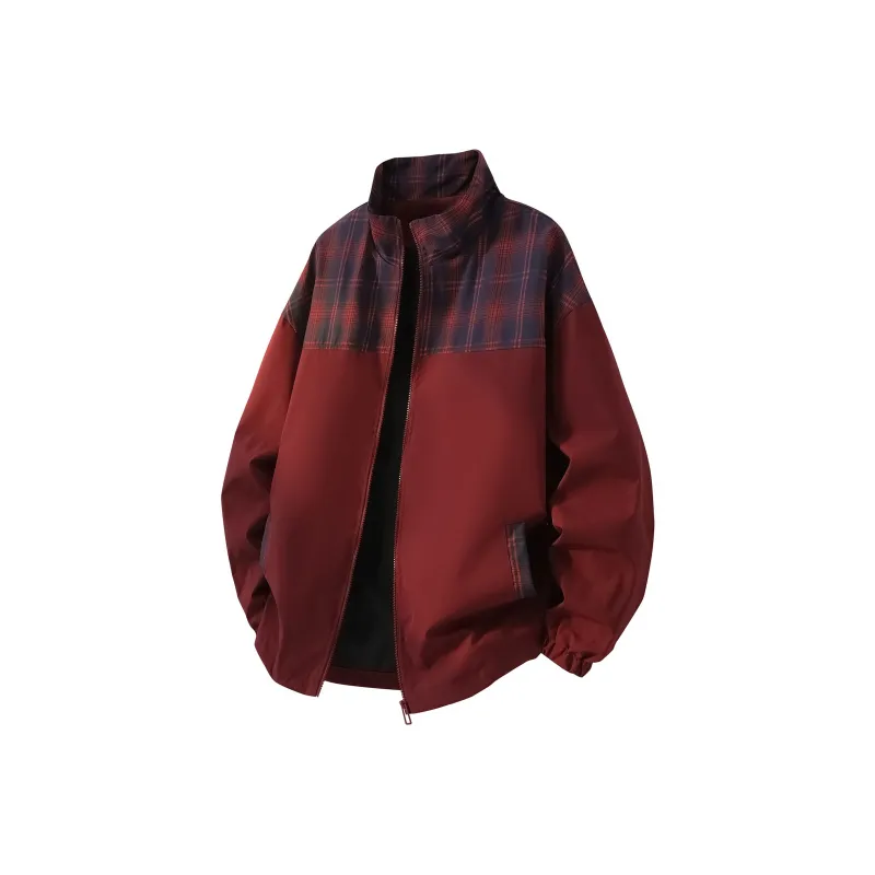 Magmode Jackets Coats Unisex Burgundy-3