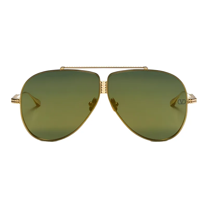 Valentino Garavani Eyewear Rockstud Pilot frame Sunglasses-1