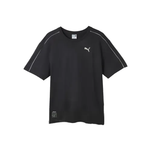 PUMA T Shirts Unisex Grass Gray
