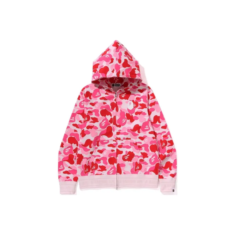 A BATHING APE ® Abc Camo Logo Zip up Hoodie-4