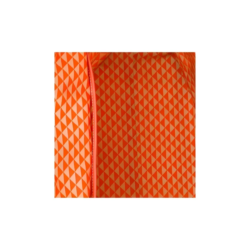 PRADA Recycled Nylon Tote Bag Shopping Bag Shoulder Bags Women's Orange-3