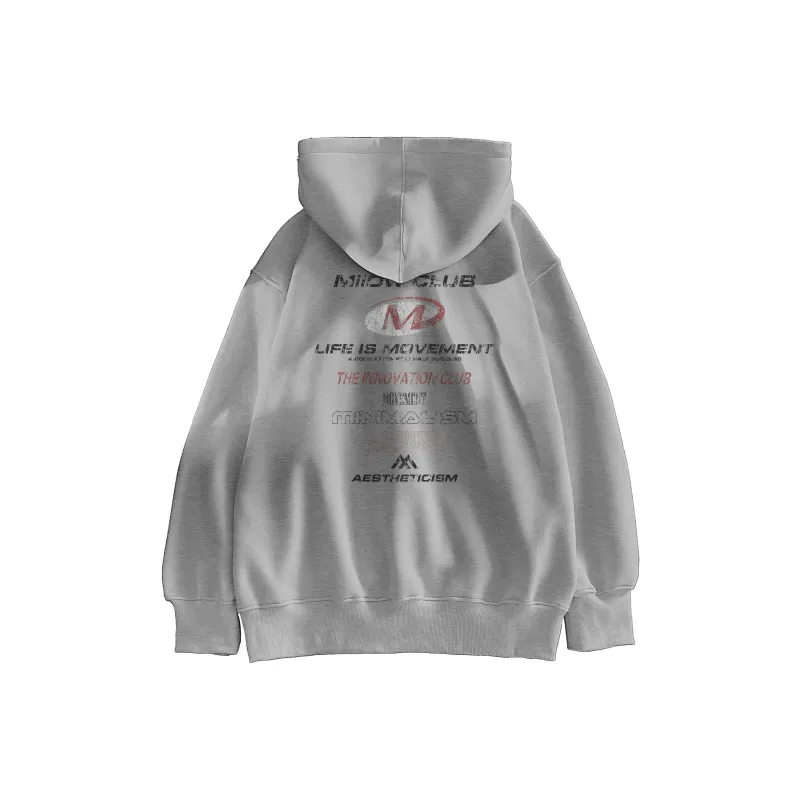 MIIOW Trend Party Series Sweatshirt Unisex Black-3