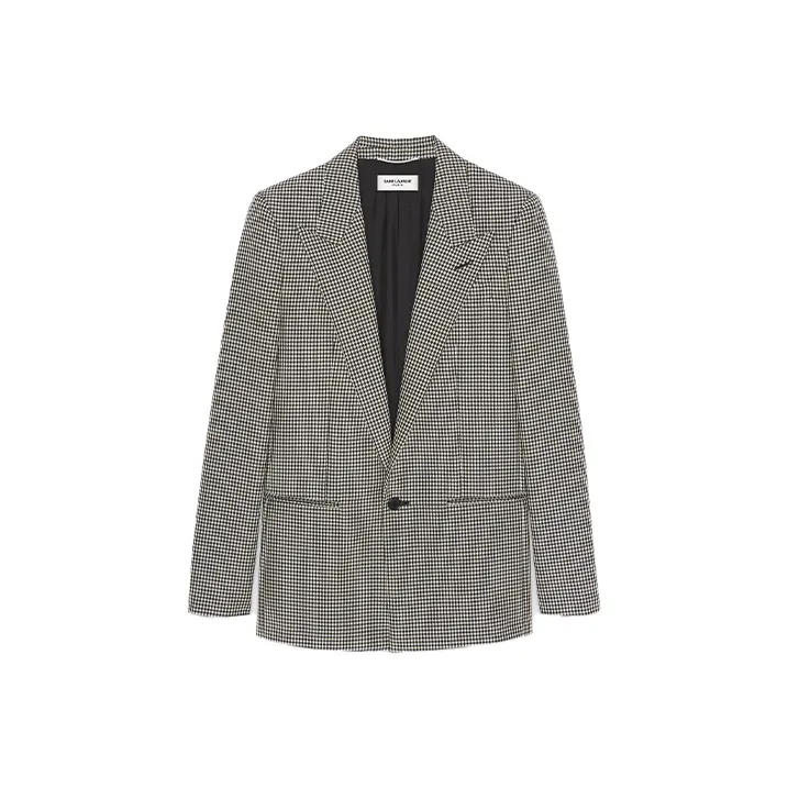 SAINT LAURENT SS22 Business Suit Coat Men's Gray-0