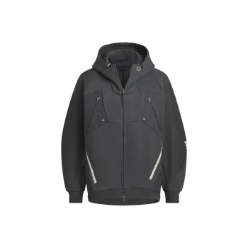Adidas FW24 FUSTL P HOODY2 Jackets Coats Men's Carbon Black