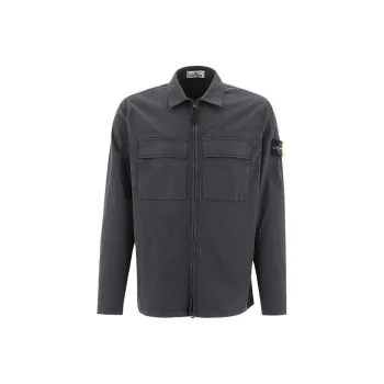 STONE ISLAND SS23 Jackets Coats Unisex Charcoal Gray