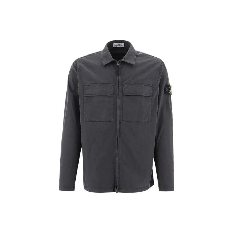 STONE ISLAND SS23 Jackets Coats Unisex Charcoal Gray-0