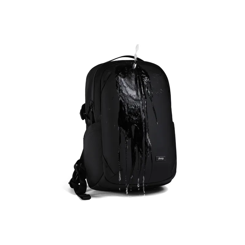 Jeep Polyester Backpack Laptop Bag Regular Men's Black-5