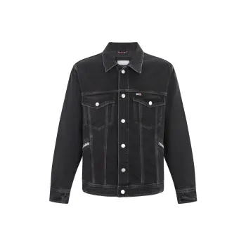 Tommy Hilfiger Denim Jackets Unisex Black