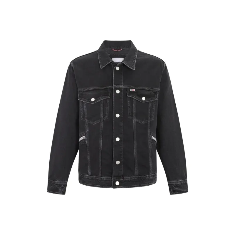 Tommy Hilfiger Denim Jackets Unisex Black-0