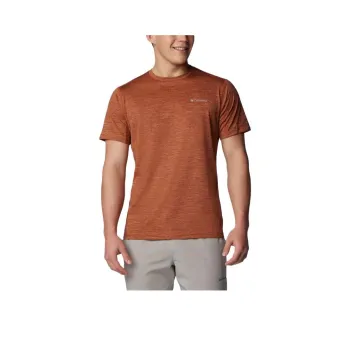 Columbia Alpine Chill T Shirt Men's Reddish Umber Mixed Color