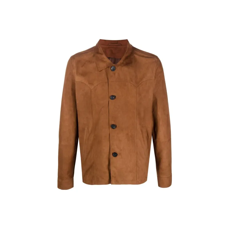 Giorgio Brato Jackets Men Brandy Brown-0