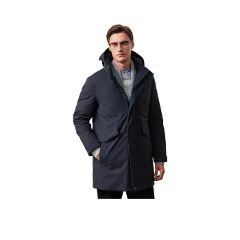 BY CREATIONS Down Jacket Men's Navy Blue