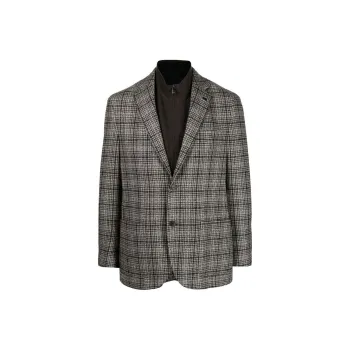Corneliani Plaid check Single breasted Blazer