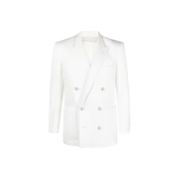 BALMAIN Business Suits Men White