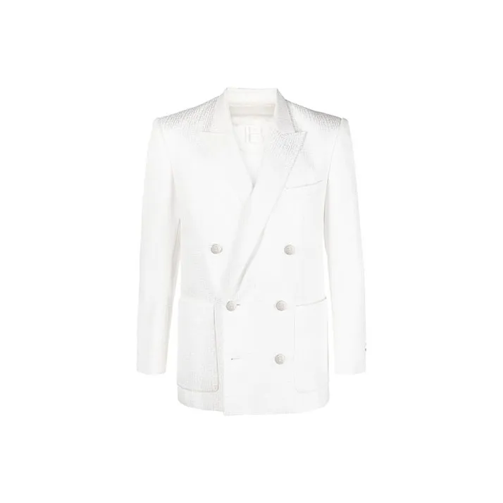 BALMAIN Business Suits Men White-0