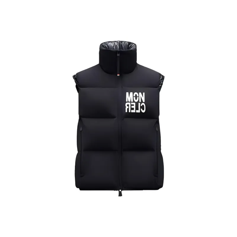 Moncler Grenoble Vests Men Black-0