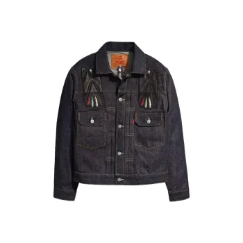 Levis Levis/Levi's X BORN X RAISED Co-branded Series Denim Jackets Unisex Original