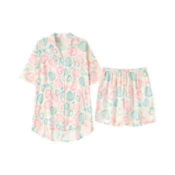 Top Melon Pajama Set Women's Image Color