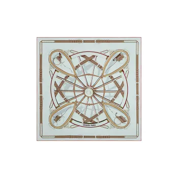 HERMES Silk Scarves Women's Green
