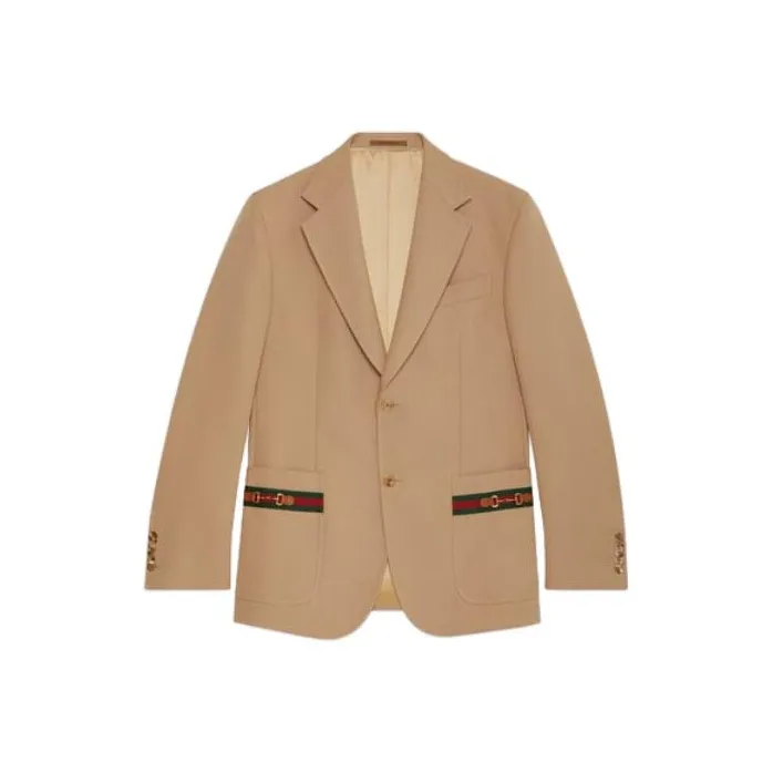 GUCCI Notched-lapel Single-breasted Blazer-0