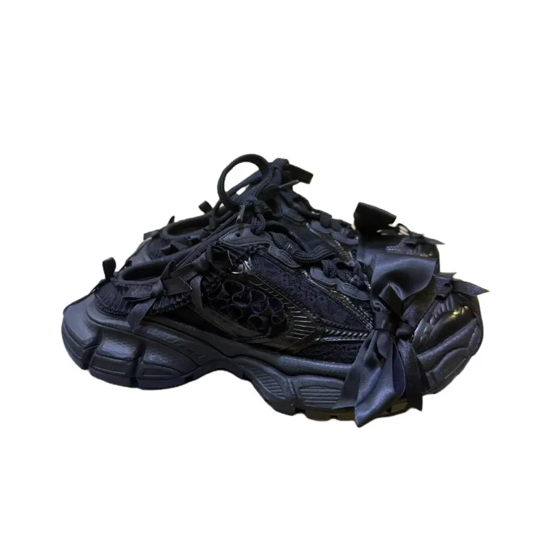 Balenciaga 3XL Low Top Chunky Sneakers Women's Black-2