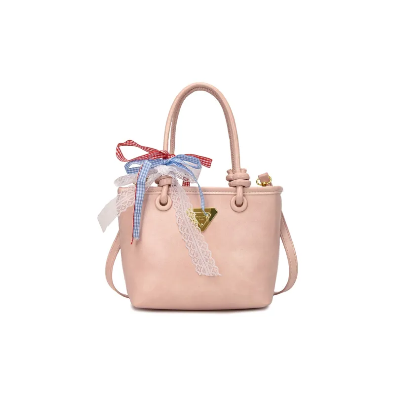 Yalu PU One Shoulder Handbag Women's Black/Blue/Ecru/Pink-22