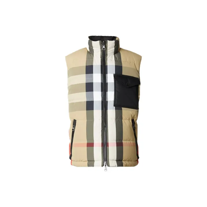 Burberry Reversible Check Nylon Puffer Gilet-0