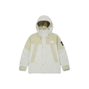 THE NORTH FACE Water Resistant Windproof Breathable Warm Windbreaker Jacket Unisex Beige
