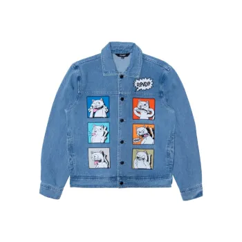 RIPNDIP Denim Jacket Unisex Blue