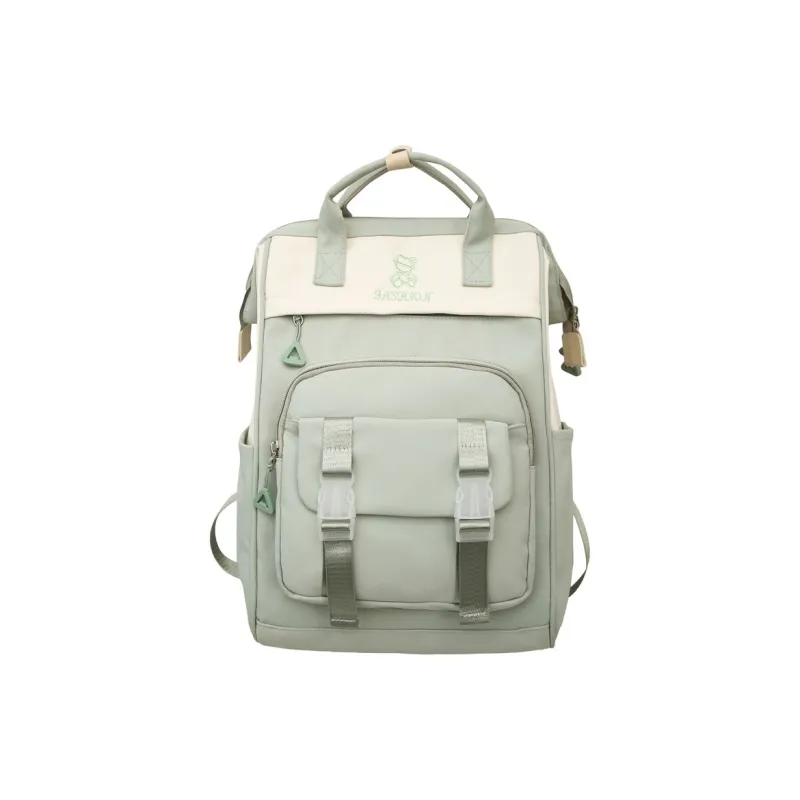 NX DOUGHNUT Nylon Korean Style Schooling Large Capacity Backpack Regular Unisex Multicolor-2