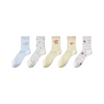 MADALLO Mid Calf Socks Women's 5 Pack