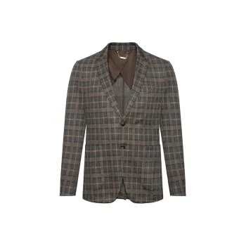 DAVID NAMAN Business Suits Men Orange
