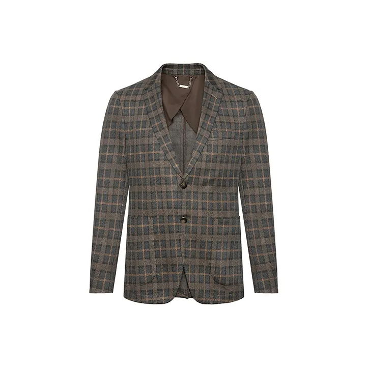 DAVID NAMAN Business Suits Men Orange-0