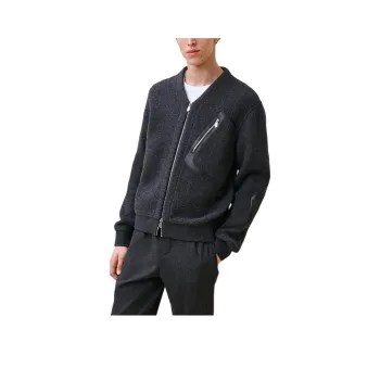 HERMES Jackets Coats Men's Black