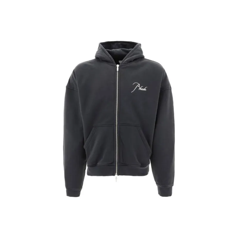 RHUDE Logo embroidered Hoodie-0