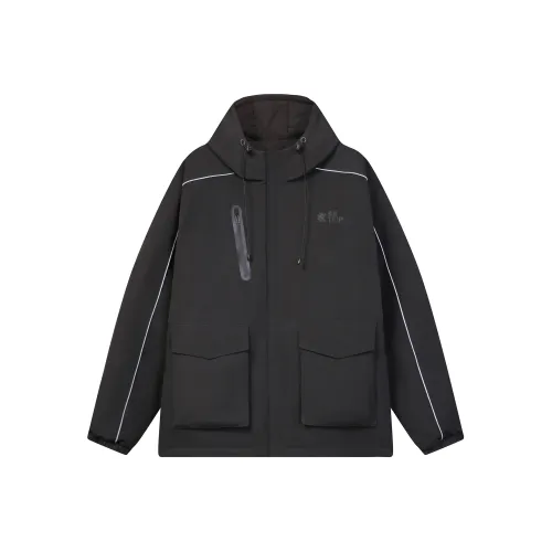 SK.TRIP Windbreaker Jackets Unisex Black